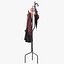 Coat Rack Bedroom Iron 3D model