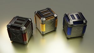 Metallic SCI-FI Box - 3 colors