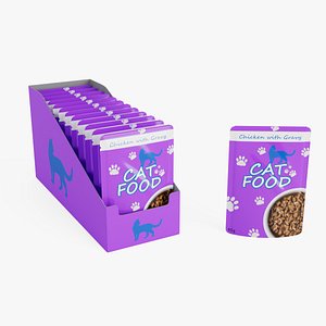 Cat Food Wet 3D model