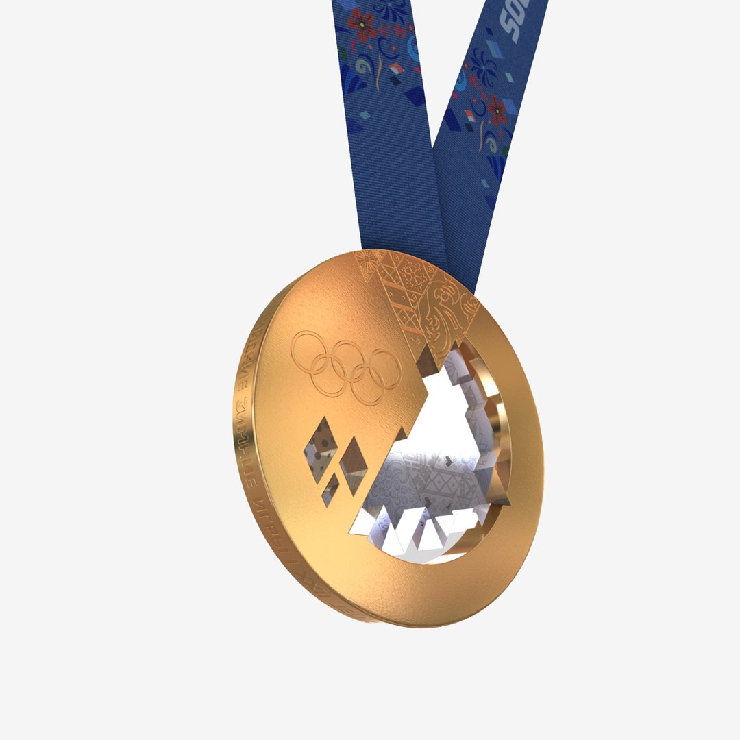 3d Model Olympic Medals - Sochi