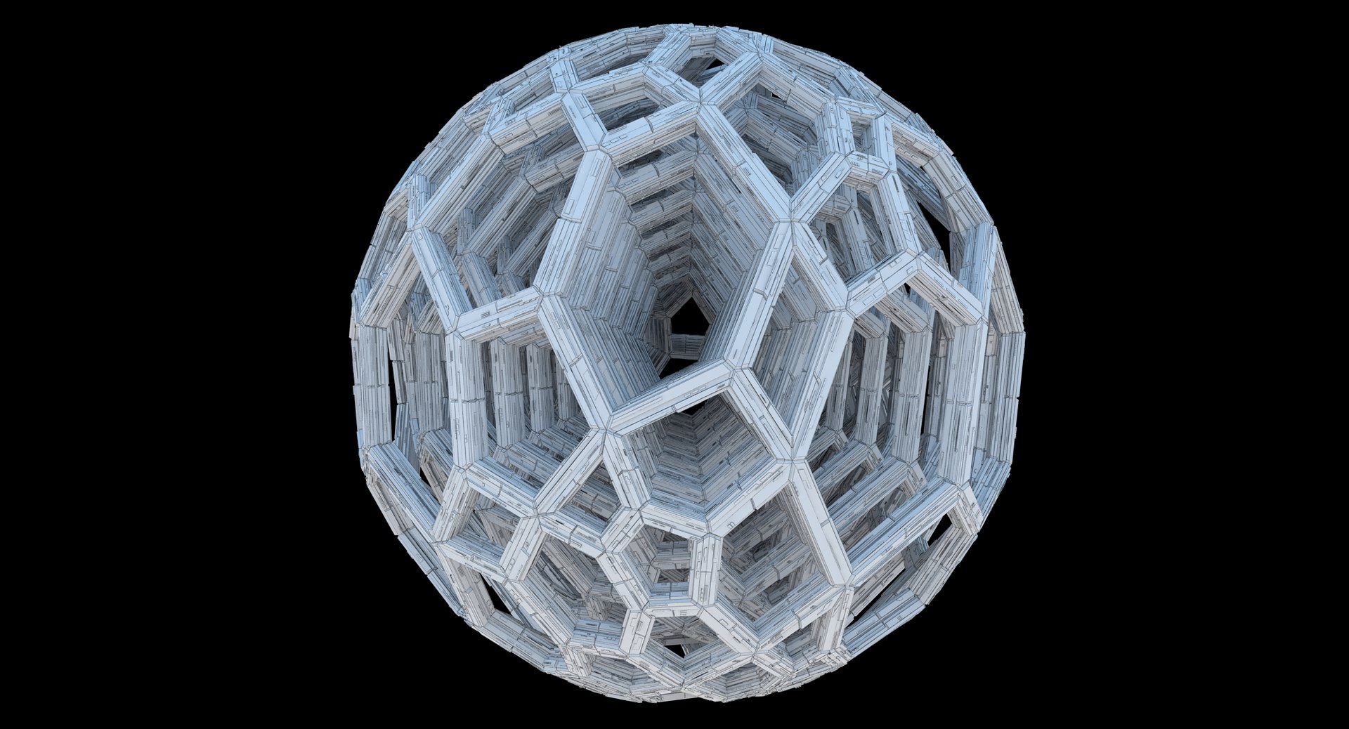 Animated Voronoi Sphere Model - TurboSquid 2416946