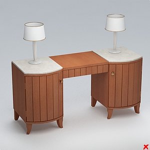 table dressing 3d max