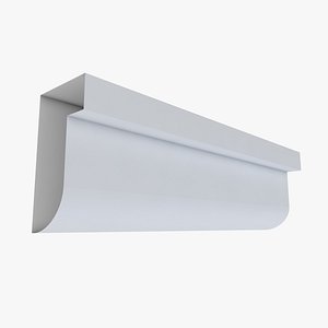 Cornice 72 Straight 3D model