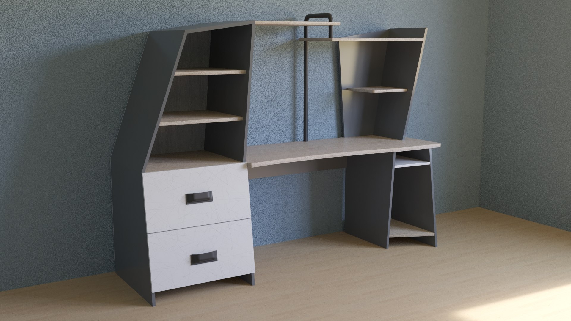 Computer Desk 3D Model - TurboSquid 1782963
