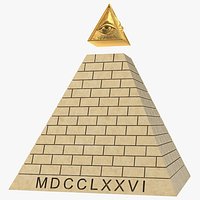 Illuminati Pyramid Stone