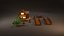 Wooden House and Assets model