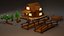 Wooden House and Assets model