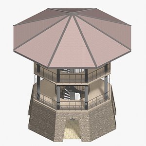 3D Tropical pavilion 26A67