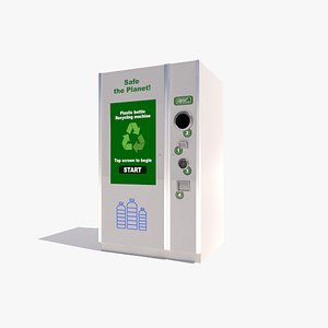 3D model Reverse Vending Machine for Plastic Bottles
