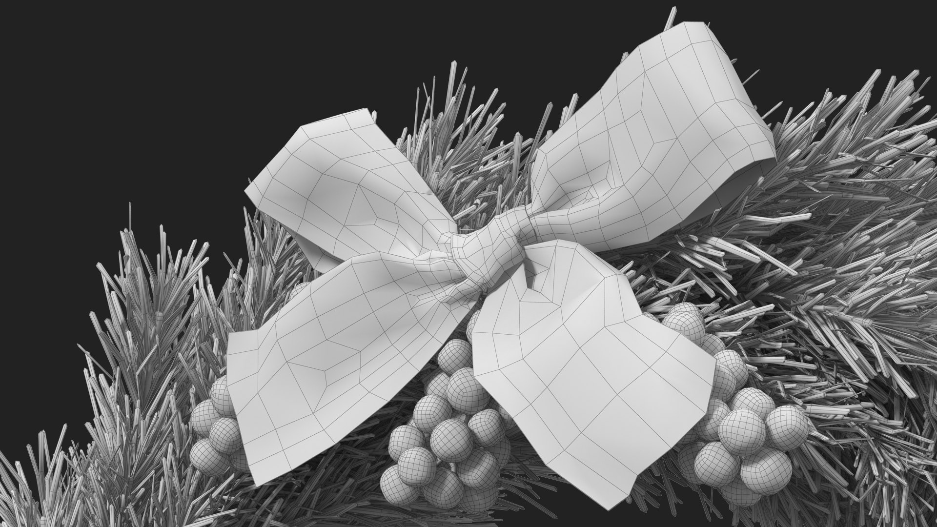 3D christmas wreath red bow model https://p.turbosquid.com/ts-thumb/rI/XXG7ar/zpjlzqjv/subdivision_level_00008/jpg/1574434104/1920x1080/fit_q87/7f3bd842488eb0cb73ab5e75f28a70b223243725/subdivision_level_00008.jpg