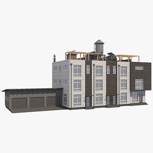 3D model house contemporary