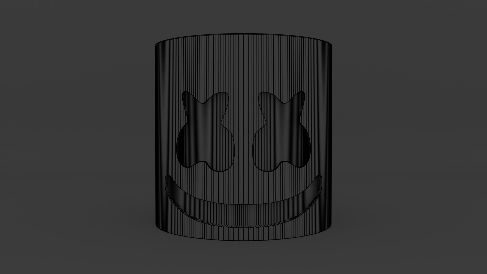 3D marshmello helmet model TurboSquid 1290485