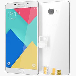 3d model realistic samsung galaxy a9