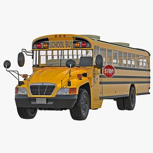 school bus 2 3d model