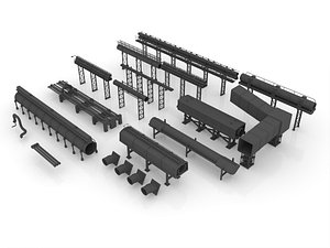3D Industrial Pipeline