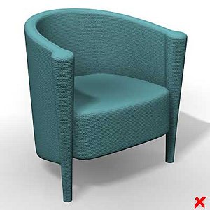 3d max armchair chair