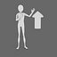 Stickman Pose Show Up