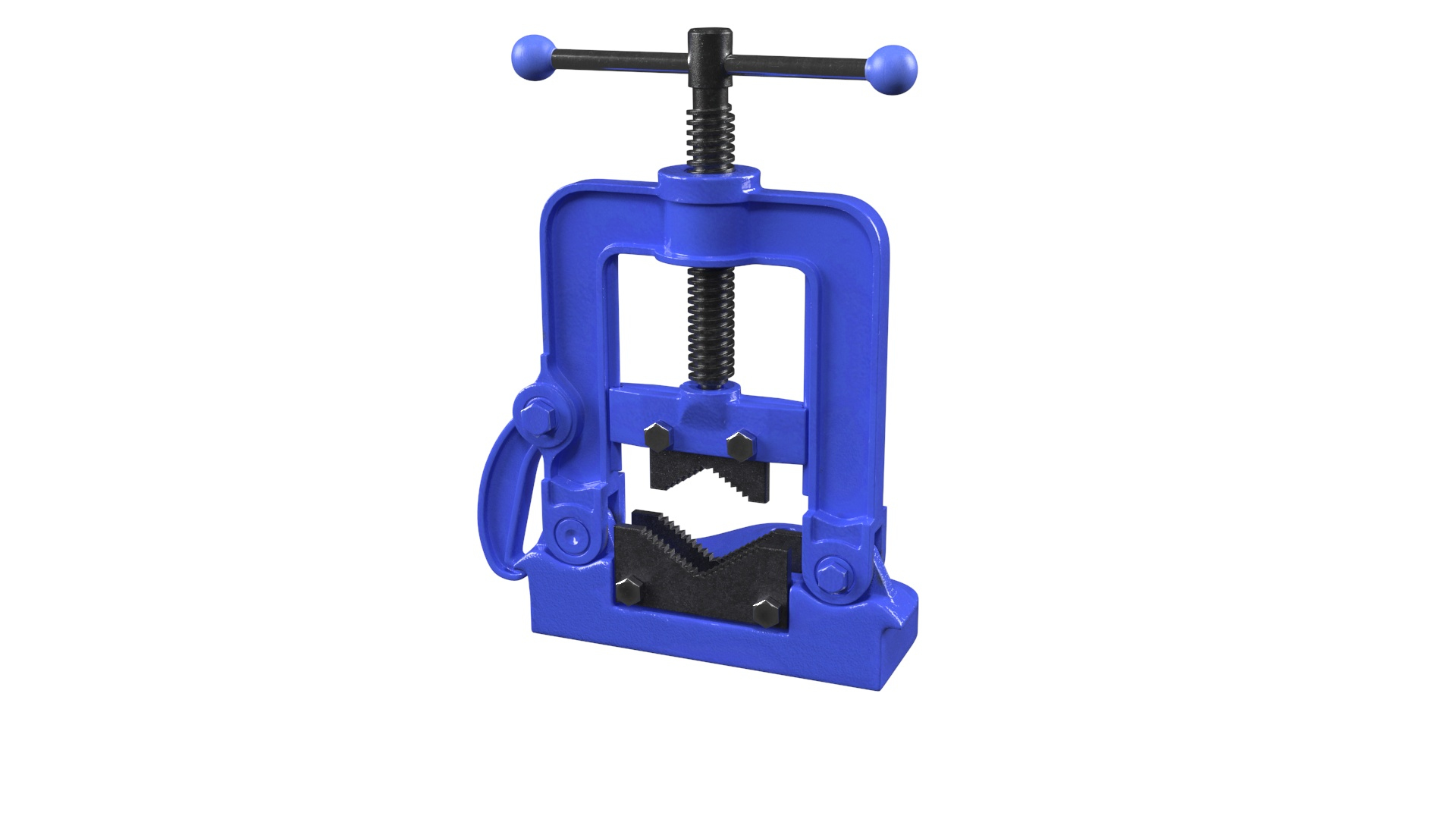 3D Blue Pipe Vise New - TurboSquid 2396156