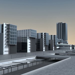 3D model Modern City 13