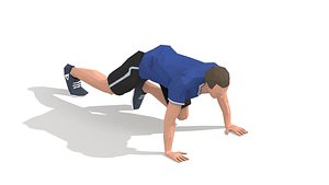 animations exercise man model