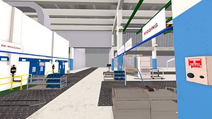 3D model Engine Warehouse