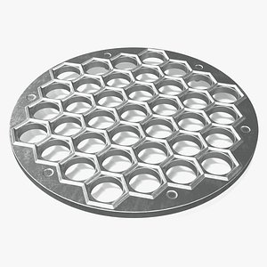 Circle Dumplings Maker Mold 3D model