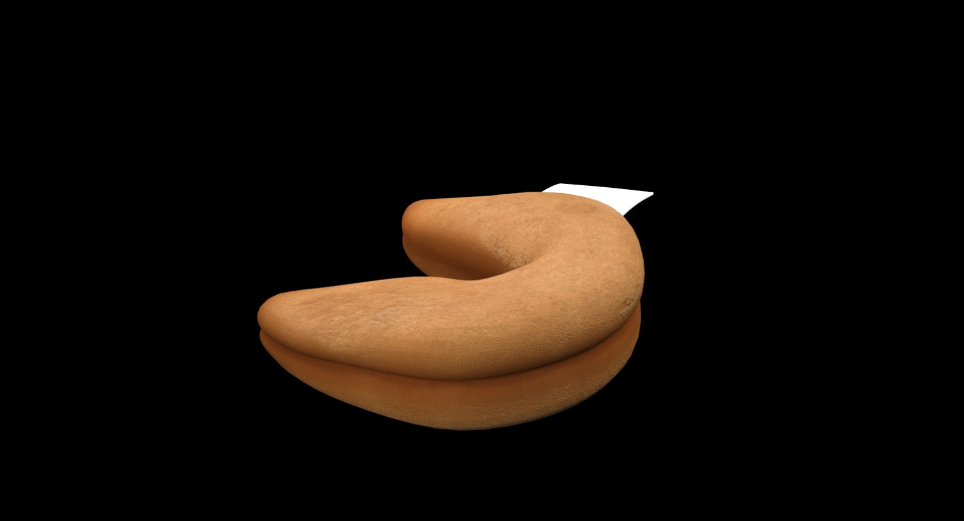 3d Model Fortune Cookie