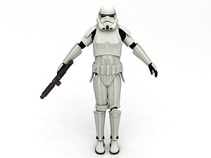 sandtrooper stormtrooper 3D model