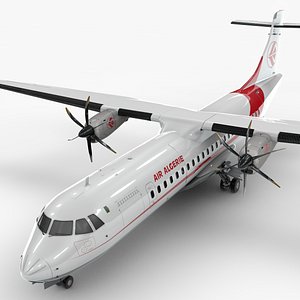 3D ATR 72 AIR ALGERIA L1615 model