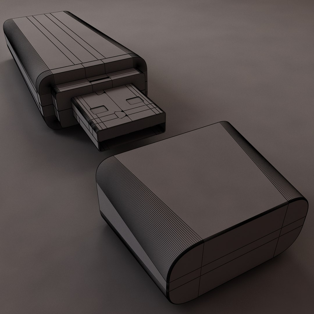 Usb Drive 3d 3ds
