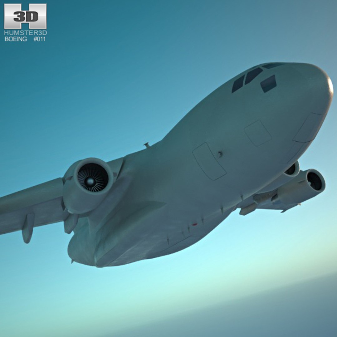 Boeing c17 c model TurboSquid 1248899