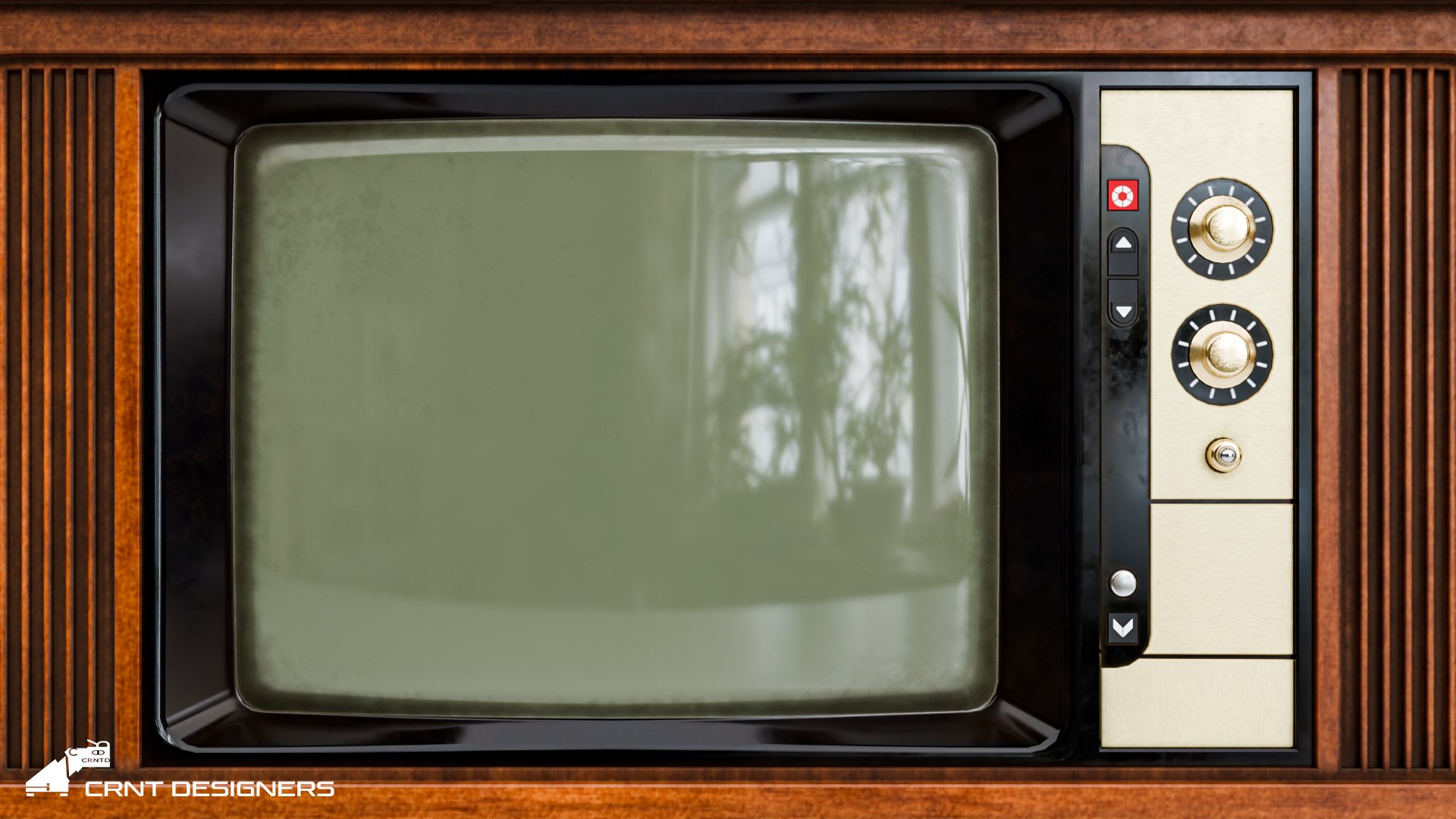 3D Vintage Television Model - TurboSquid 2346978