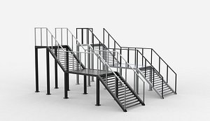 staircase 02 3D model