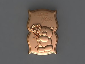 3D bear mold hand