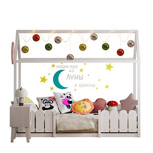 Childrens bed Merax 3D