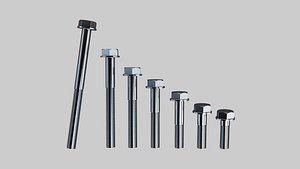 3D DIN-933 M8 WASHER HEAD BOLT SET