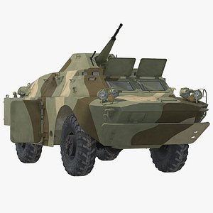 BRDM 2 Amphibious Vehicle Soviet Union