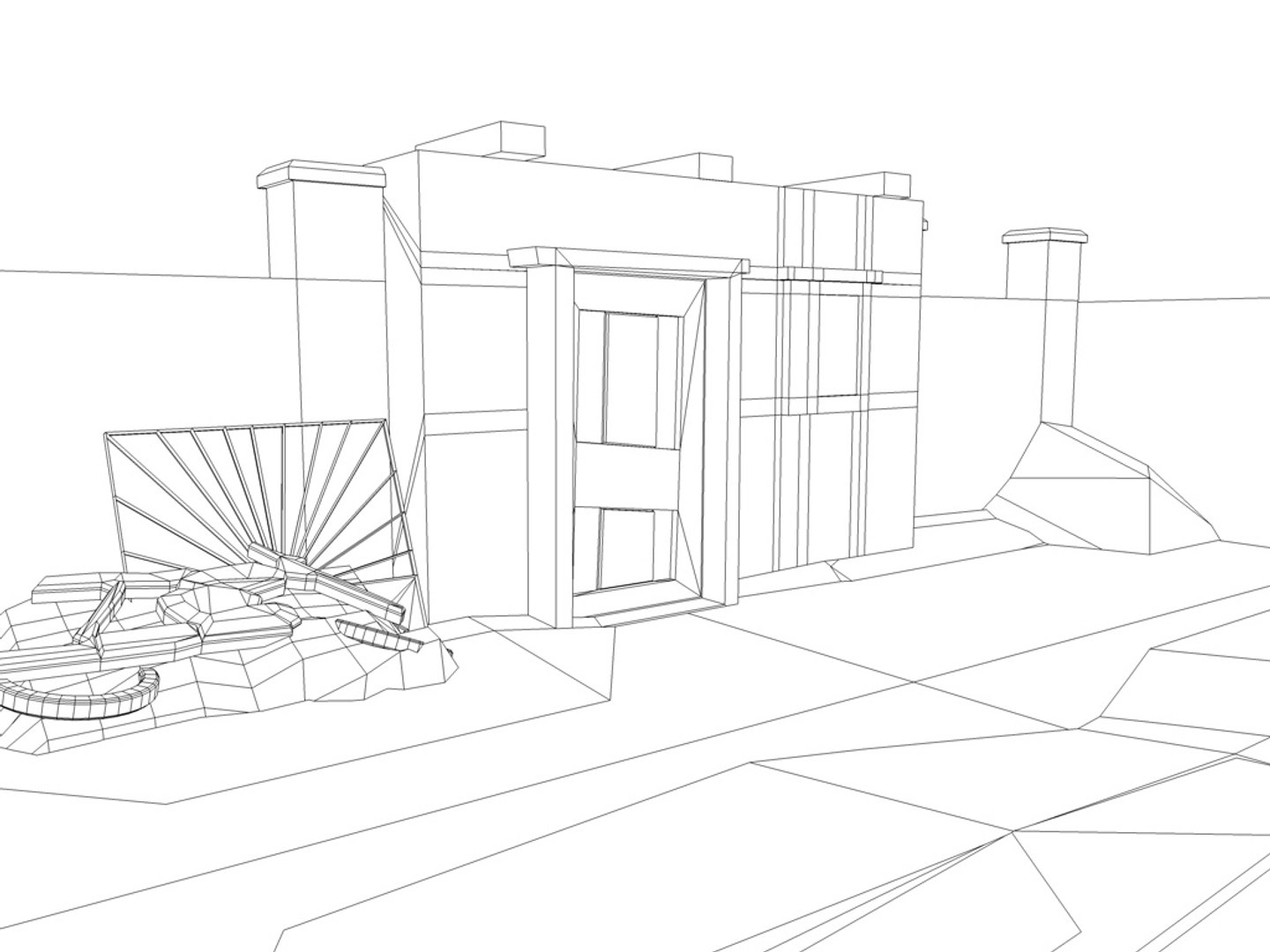 3d model scene