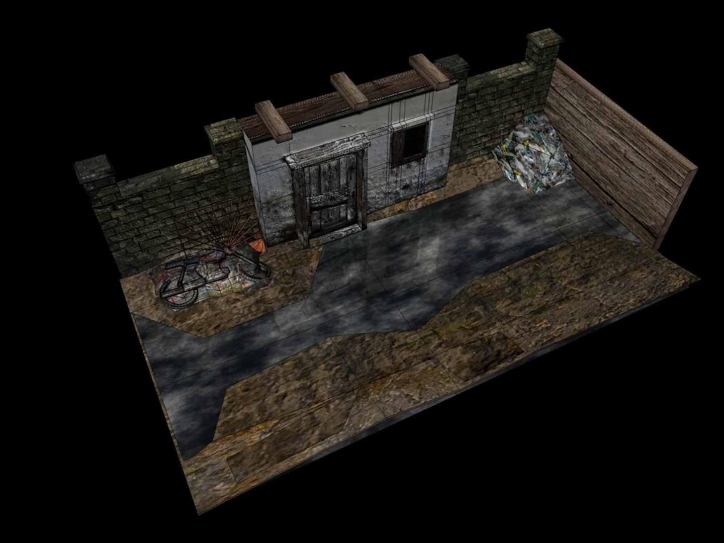 3d model scene