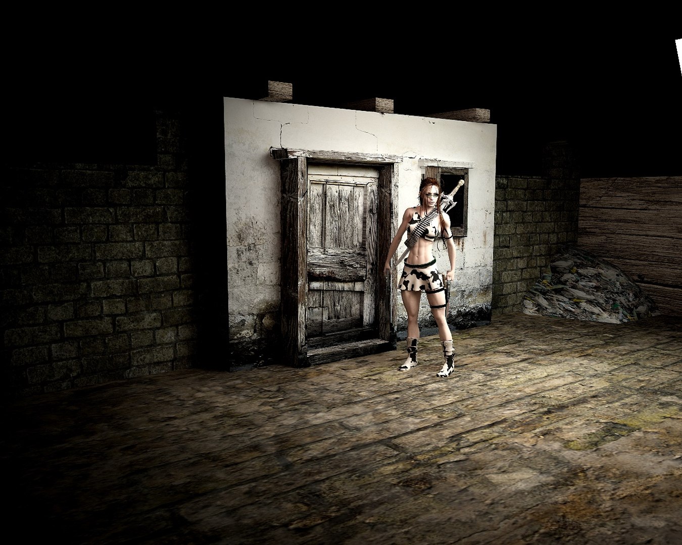 3d model scene