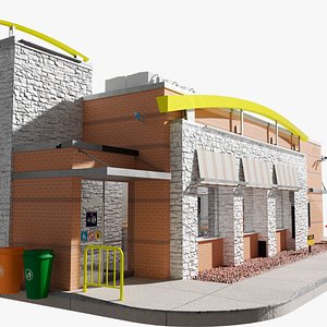 Unbranded Fast Food Building