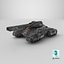 Fantastic Combat Tank Damaged