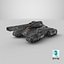 Fantastic Combat Tank Damaged