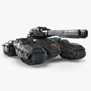 Fantastic Combat Tank Damaged