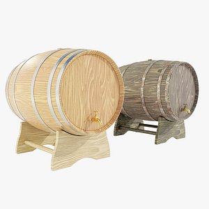 Barrel Procedural PBR 3D model