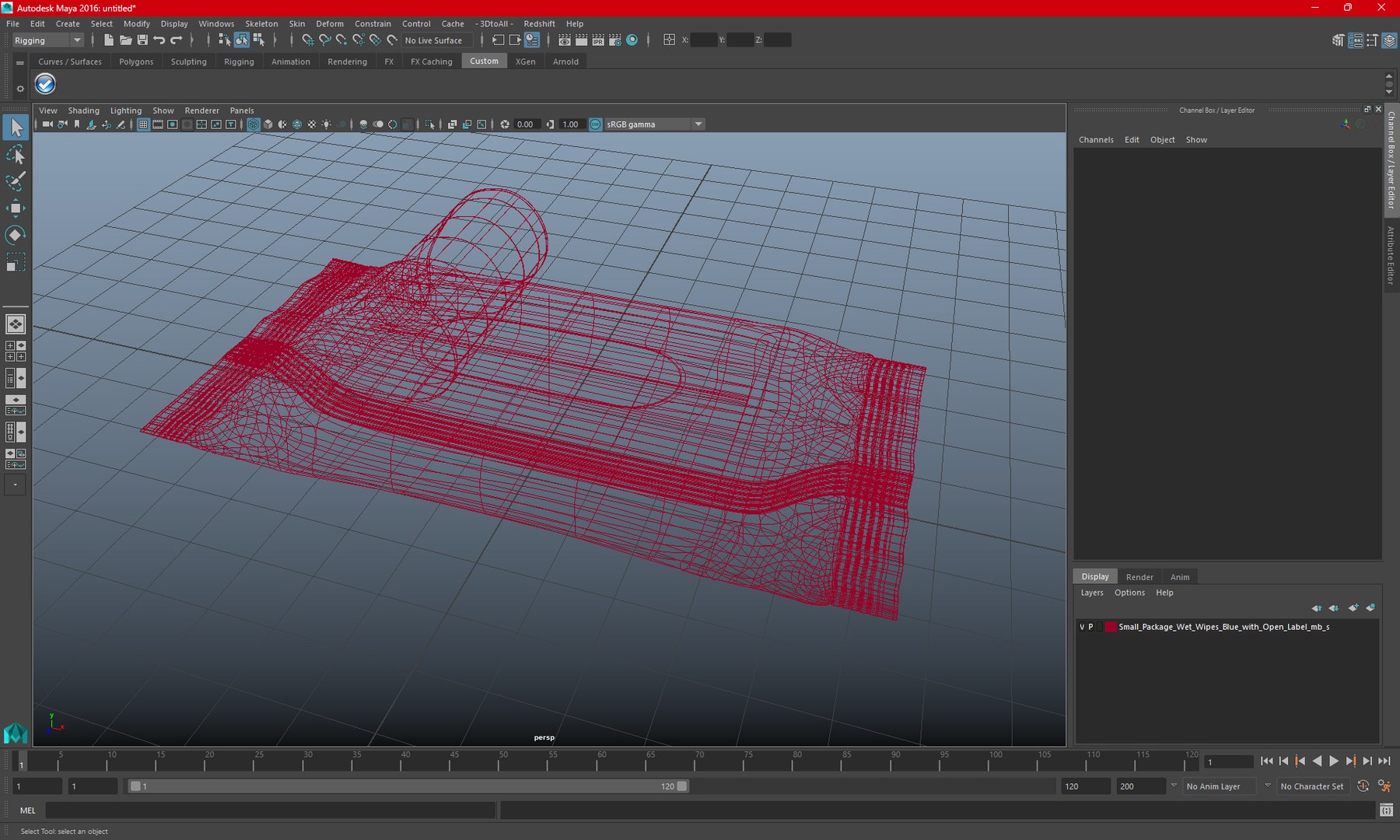 Small Package Wet Wipes With Open Label 3D Model - TurboSquid 2230636