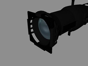 Source 4 Theatre light OBJ textured