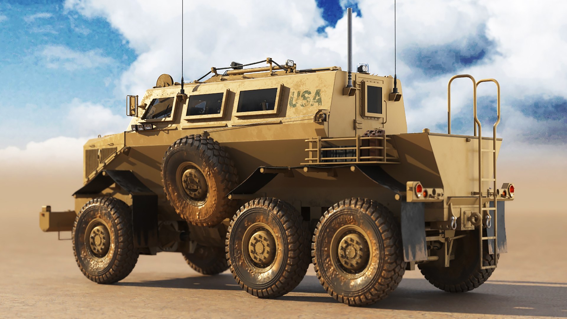 Buffalo Mrap 3D Model - TurboSquid 1394552