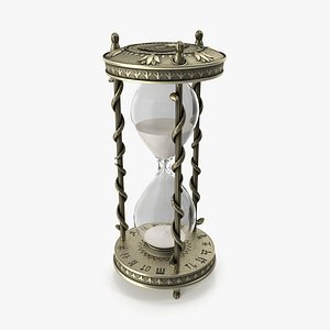 Antique Bronze Hourglass