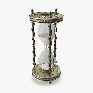 Antique Bronze Hourglass